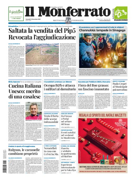 Il Monferrato - Edizione 92 del 12/12/2025